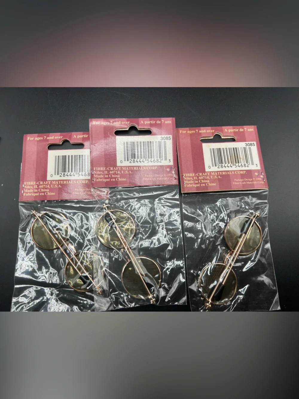 Craft Eye Glasses Doll Making Supplies Lot Of 7 Pairs Glasses